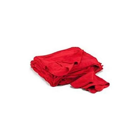 United Facility Supply Red Cotton Shop Towels - 14"w x 15"d - UFSN900RST UFSN900RST